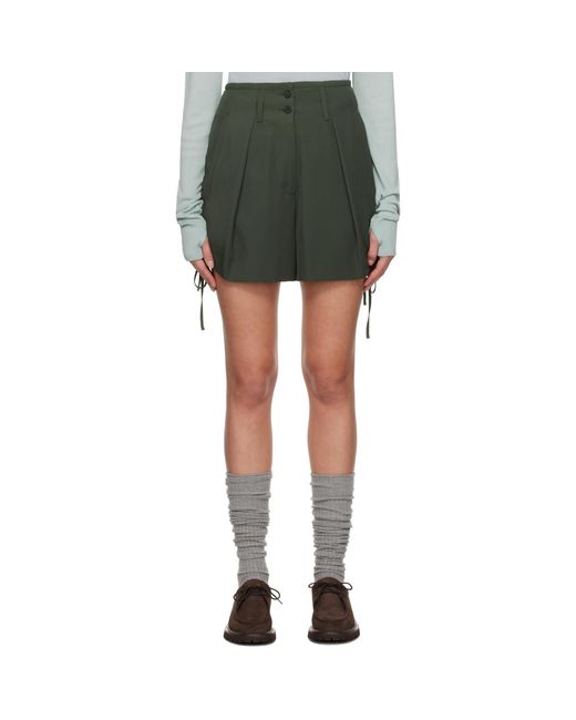 Weekend by Maxmara Black Khaki Aereo Shorts
