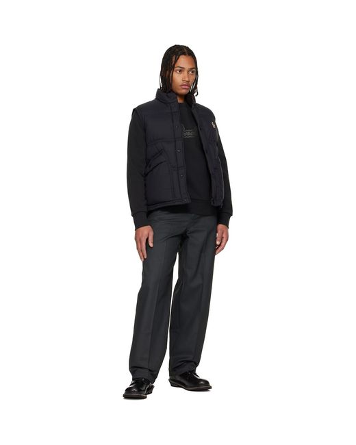 Moncler Black Aul Down Vest for men