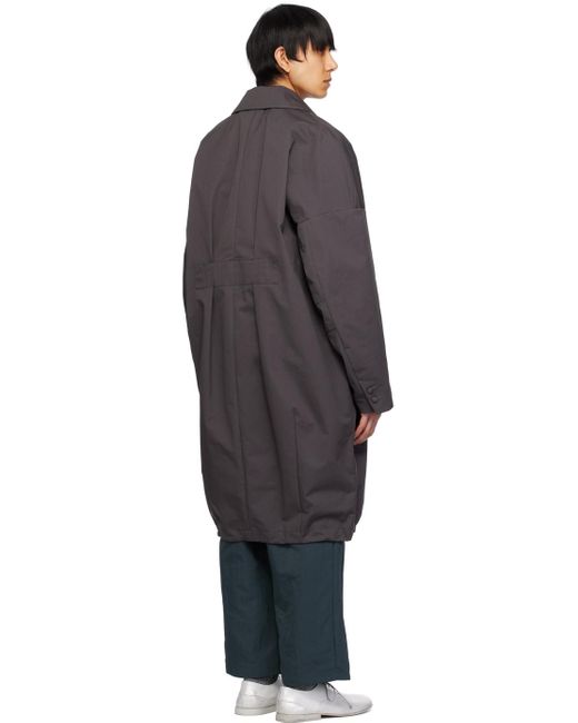 F/CE Black Pocket Coat for men