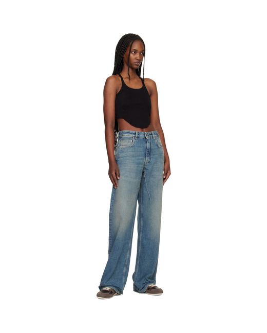 Rick Owens Black Temple Basic Cropped Tank Top