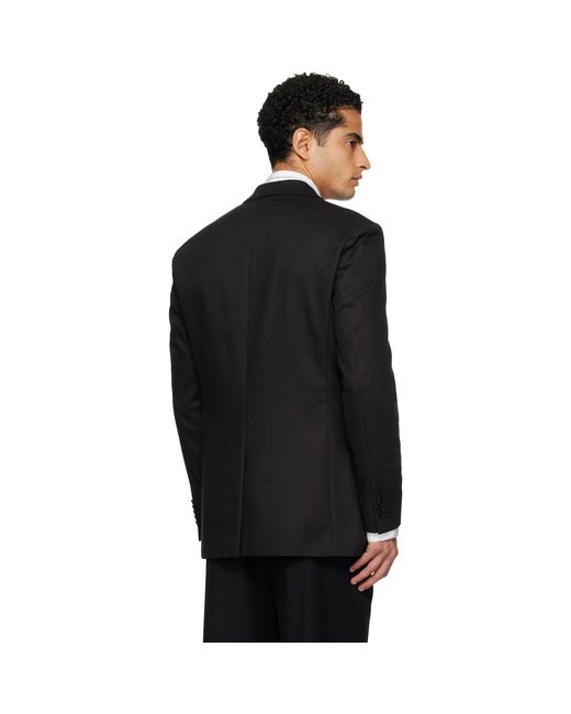 HUGO Black Hook-Eye Blazer for men