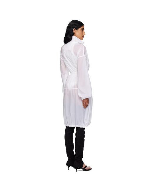 Alaïa Black Soft Nylon Bubble Parka