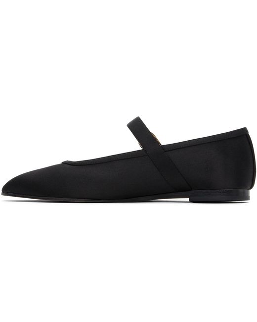 Le Monde Beryl Mary Jane Ballerina Flats in Black | Lyst