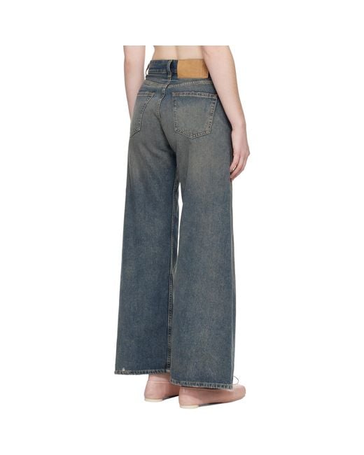 MM6 by Maison Margiela Blue Distressed Jeans