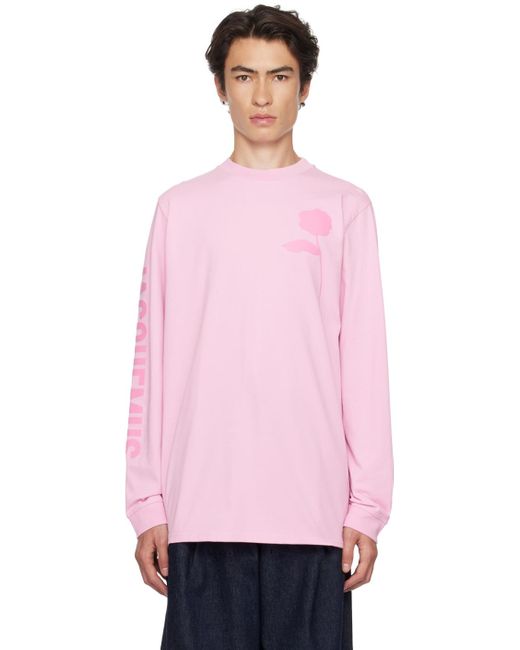 Jacquemus Pink Le Chouchou 'le T-shirt Ciceri' Long Sleeve T-shirt for men
