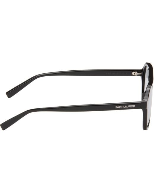 Saint Laurent Black Sl 905 Light-Tint Sunglasses