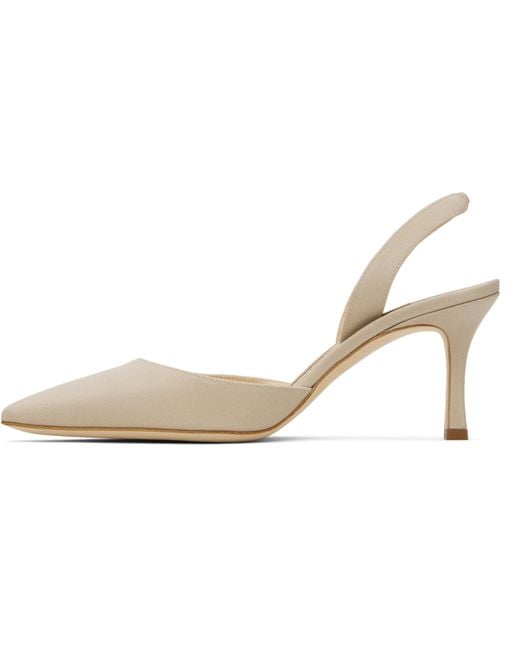 Manolo Blahnik Black Carolyne 70 Heeled Sandals