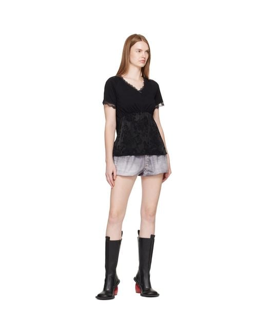 Yume Yume Black Love Tall Boots