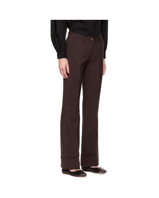 Co. Black Cuffed Trousers