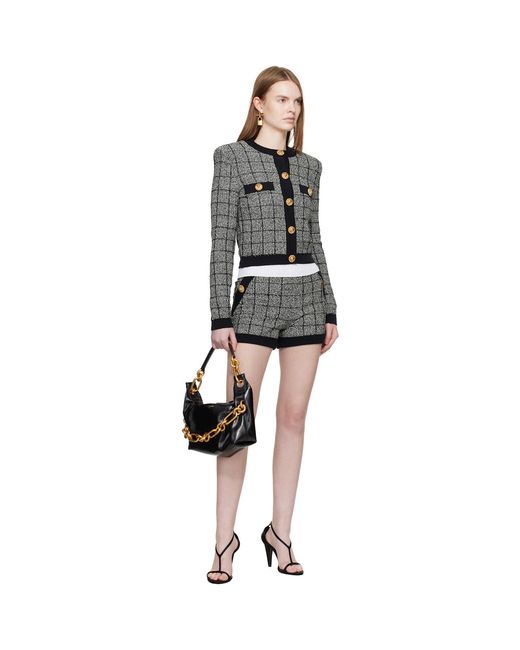 Balmain Black Medium Sync Bag