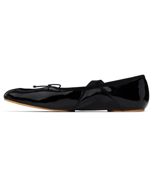 Tory Burch Black Mary Jane Bow Ballerina Flats