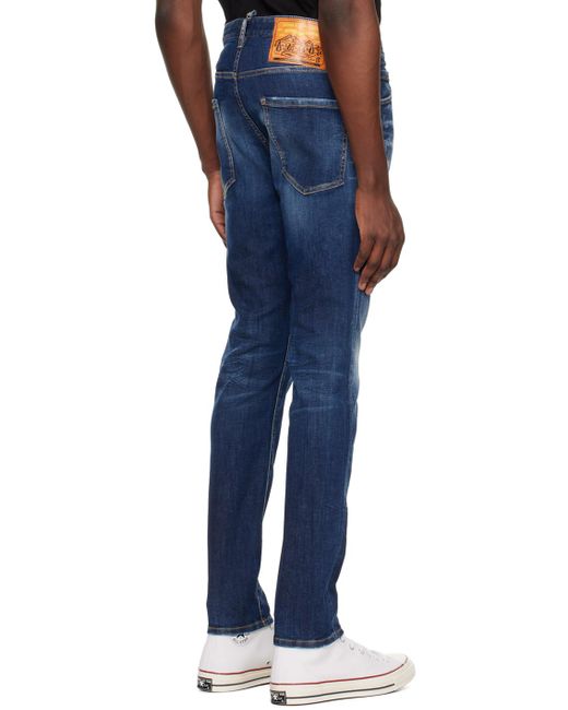 DSquared² Blue Dsqua2 Indigo Cool Guy Jeans for men