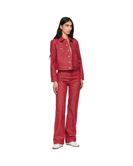 A.P.C. Red Dion Denim Jacket