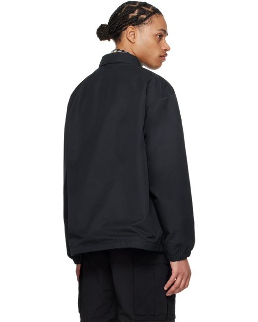 Nanamica Black Coach Jacket for men