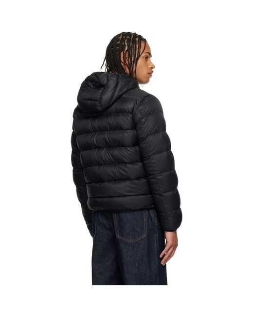 Moncler Black Erdon Short Down Jacket for men