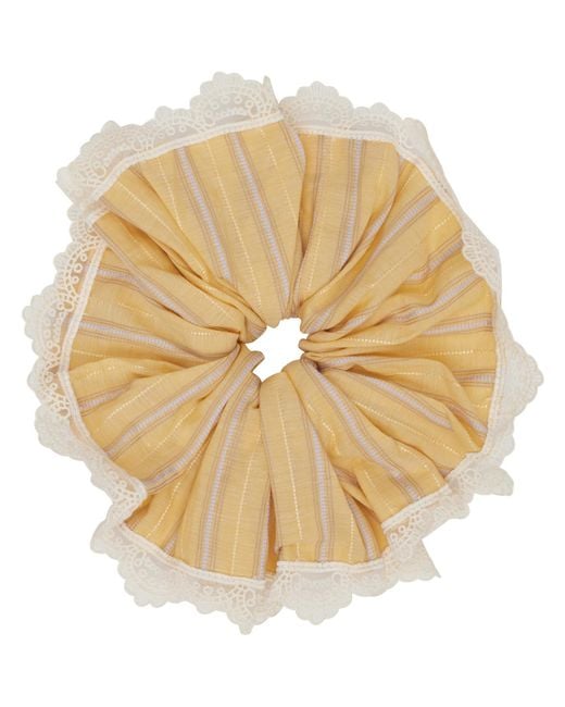 Anna Sui Metallic Lace Scrunchie