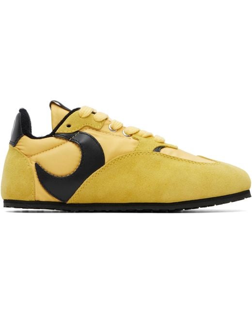 MARINE SERRE Yellow Ms Rise Iii Sneakers