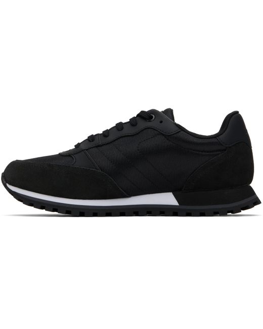 メンズ Boss ブラック Mixed-Material スニーカー Black