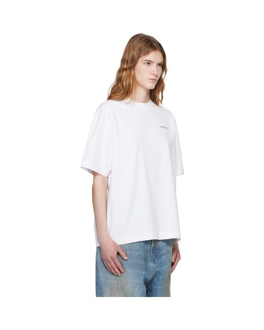 Off-White c/o Virgil Abloh White Half Arrow Skate T-Shirt