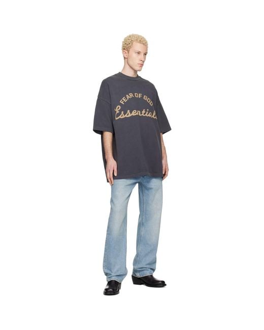 Fear Of God Blue Training 90S Short Sleeve T-Shirt for men