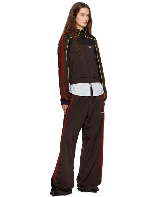 Martine Rose Black Shrunken Track Jacket