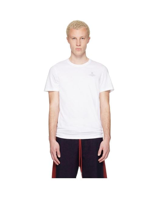 Vivienne Westwood White Two-Pack Cotton Jersey T-Shirts for men