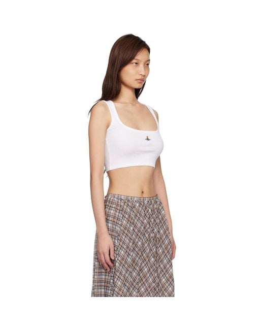 Vivienne Westwood Multicolor Cropped Rib Tank Top