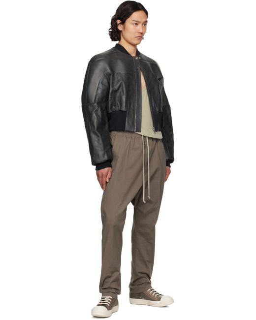 RICK OWENS Hollywood ドローストリングクロップドトラウザーズ Rick