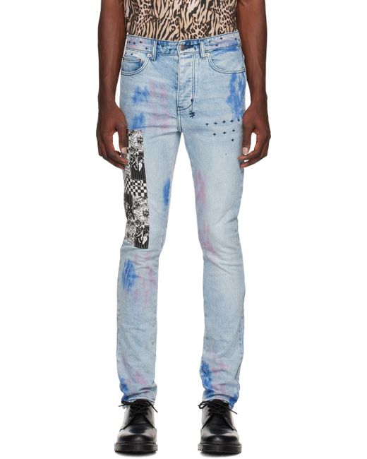 Ksubi Blue Chitch 'the Streets Kolor' Jeans for men