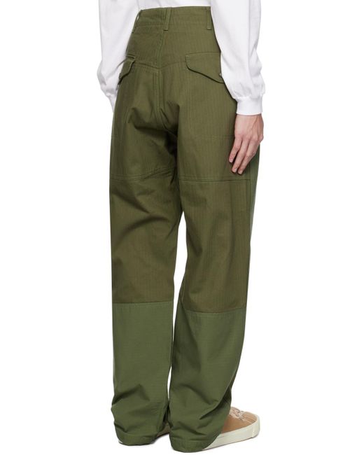 Engineered Garments Green Field Cargo Pants for men