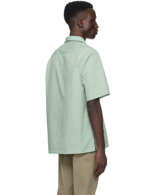 Paul Smith Green Embroidered Shirt for men