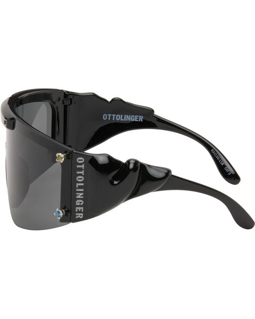 OTTOLINGER Gray Gem-Stud Knotted Sunglasses