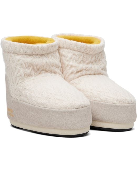 Guest In Residence Multicolor Off- Moon Boot Edition Icon Low No Lace Knit Boots for men