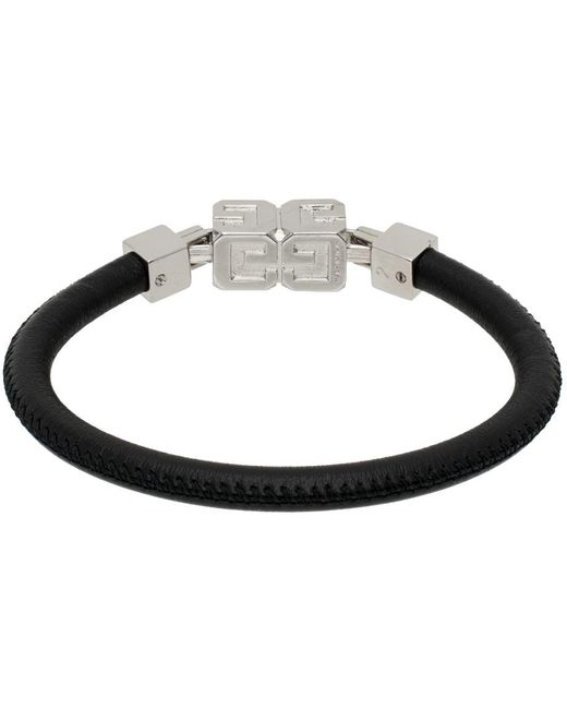 Givenchy Black G Cube Bracelet for men