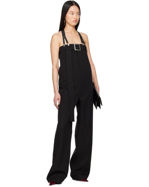 Jean Paul Gaultier ブラック The Strapped Suit Pants オーバーオール Black
