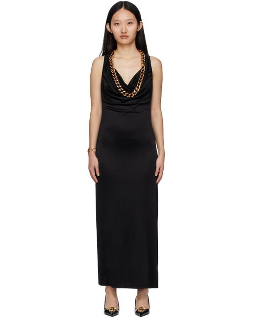 Versace Synthetic Woven Chain Dress in Black Lyst