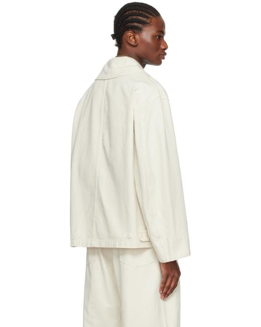 Lemaire Off-white Dispatch Denim Jacket for men