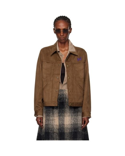 Needles Brown Penny Jean Jacket