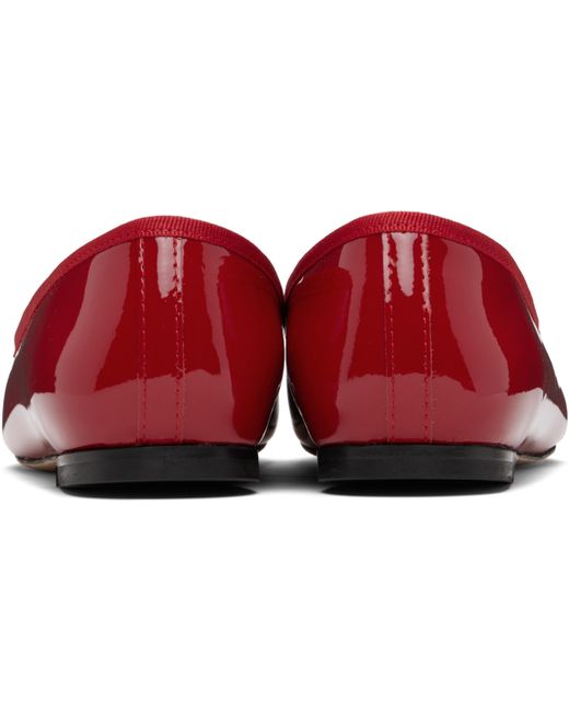 Ballerines Cendrillon Rouges À Bout Pointu Repetto en coloris Red