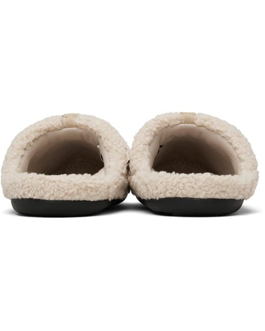 Moon Boot Black Teddy Slipper Loafers
