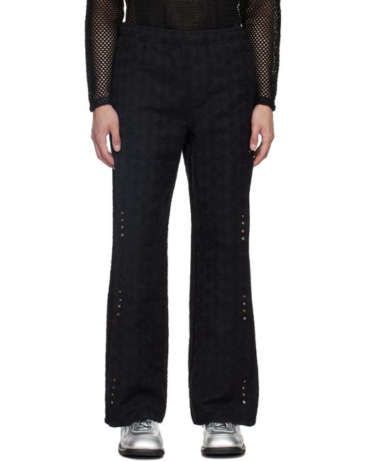 Pantalon de survêtement noir à motif à rayures modifiées ANDERSSON BELL pour homme en coloris Black