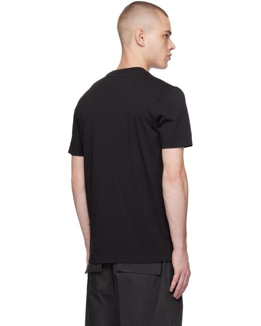 Moncler Black Patch Pocket T-shirt for men