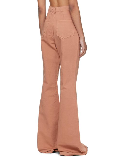 Rick Owens Multicolor Pink Bolan Jeans