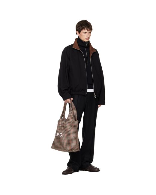 A.P.C. Brown Ninon Tote for men