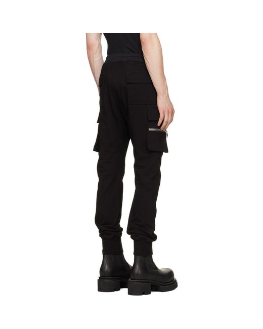 Rick Owens Black Tower Mastodon Cargo Pants for men