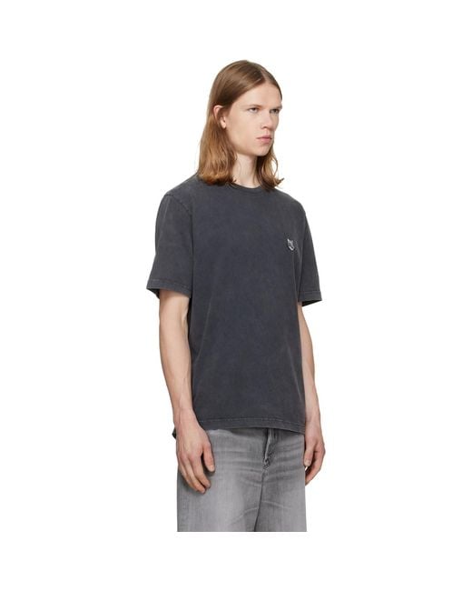 Maison Kitsuné Black Fox Head Faded Comfort T-Shirt for men
