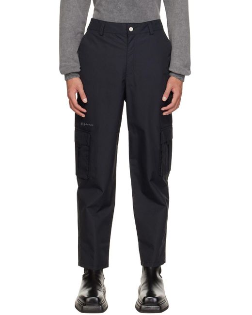 Han Kjobenhavn Synthetic Track Cargo Pants in Black for Men Lyst