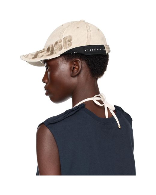 Martine Rose Blue Ssense Exclusive Roll Back Cap