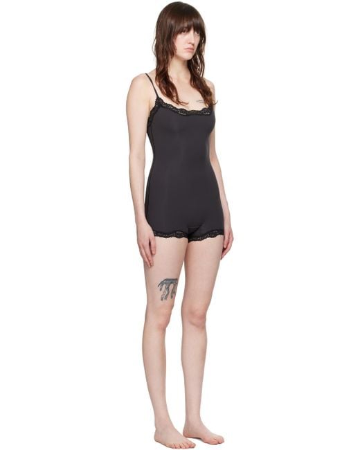 Skims ブラック Fits Everybody Lace ボディスーツ Black