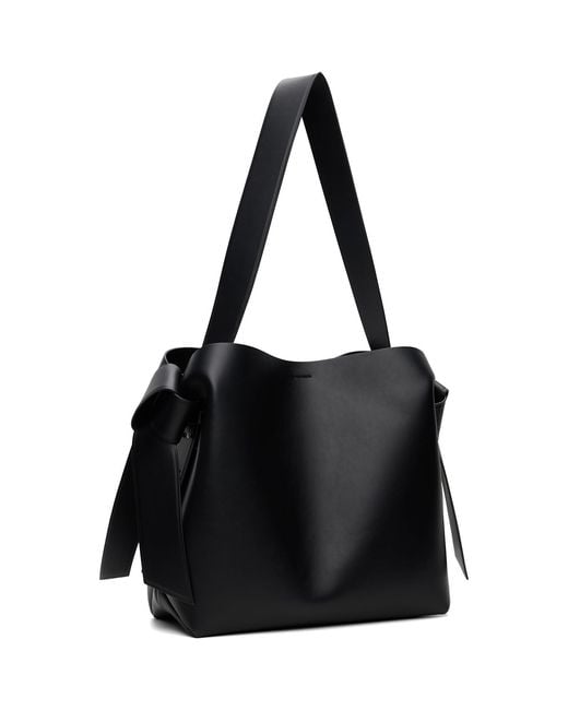 Acne Black Musubi Midi Shoulder Bag
